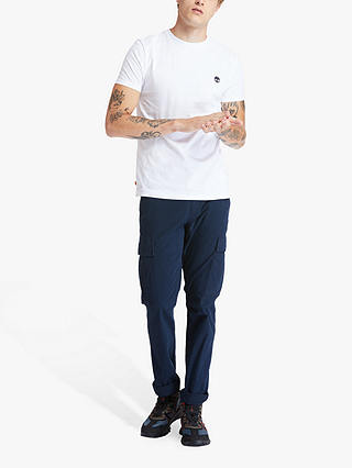 Timberland Dunstan Short Sleeve Logo T-Shirt, White