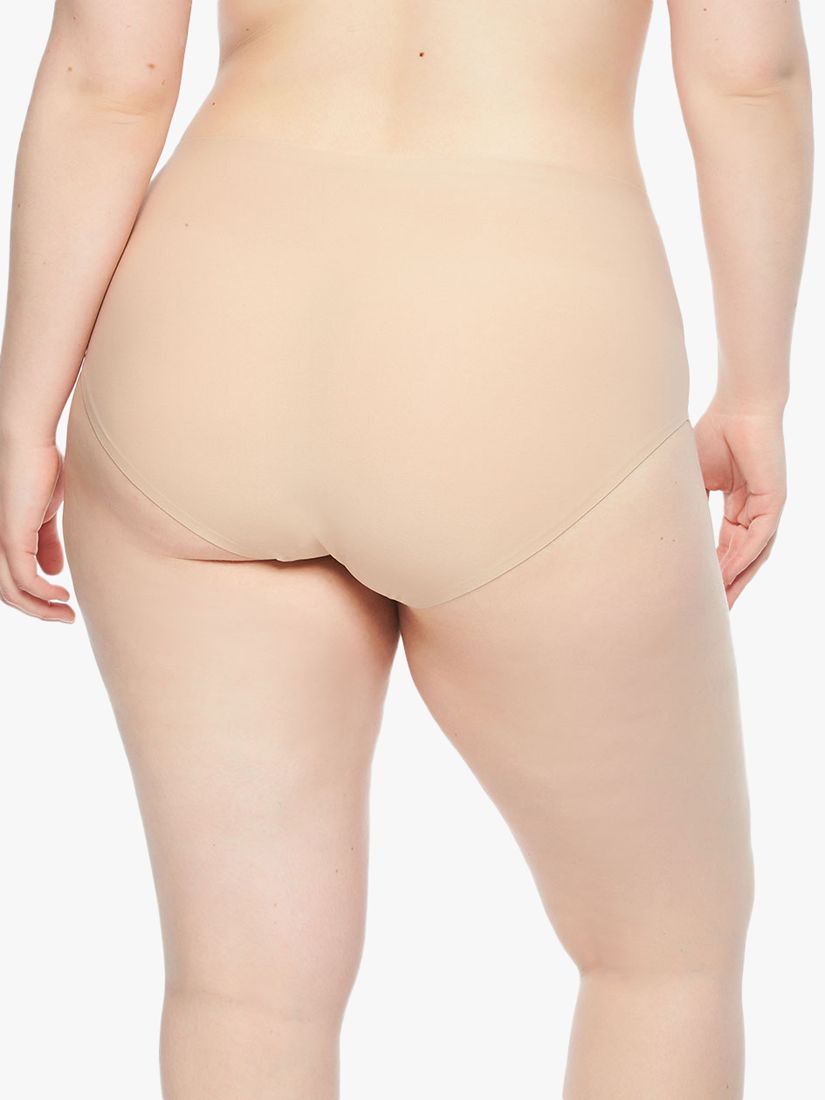 Chantelle Soft Stretch High Waist Plus Knickers, Beige Nude at John Lewis &  Partners