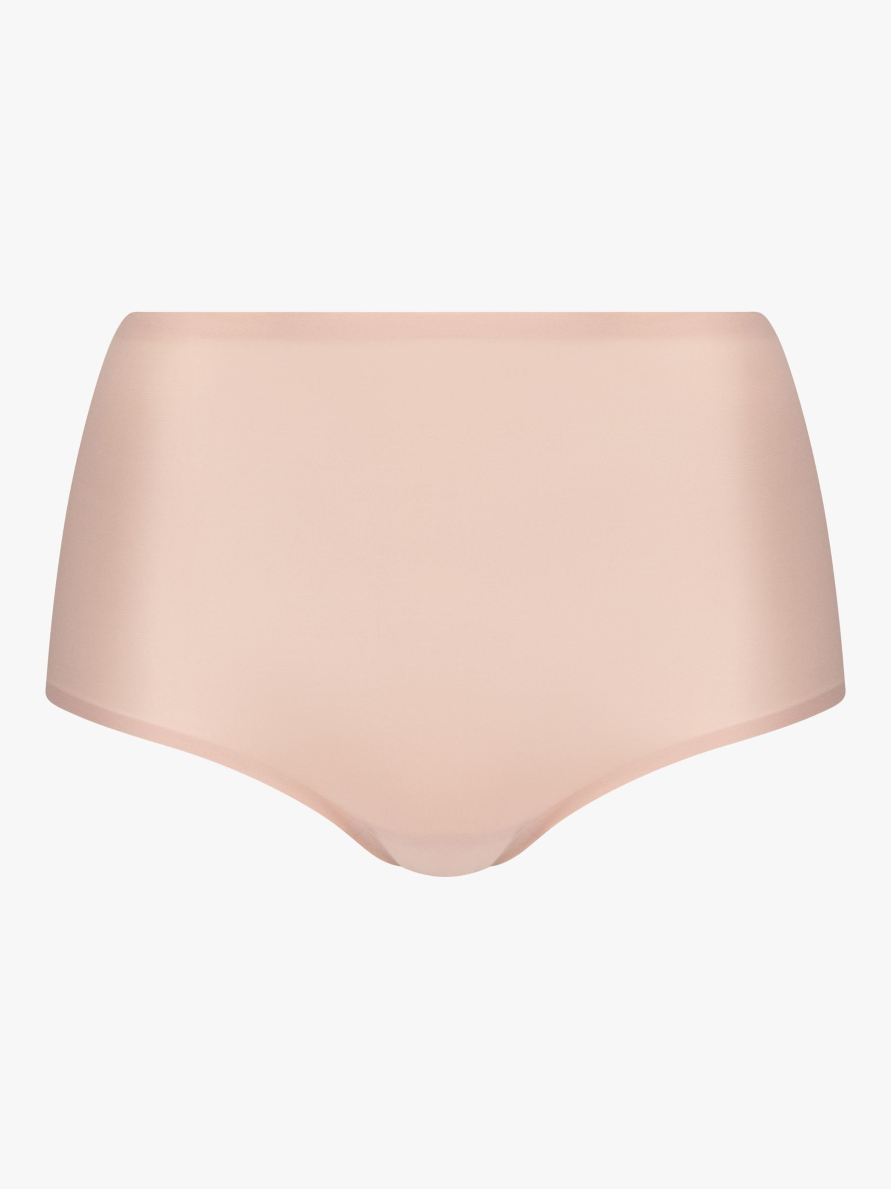 Chantelle Soft Stretch High Waisted Knickers, Dusky Pink, One Size