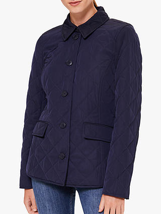 Hobbs Lianne Quilted Coat, Midnight