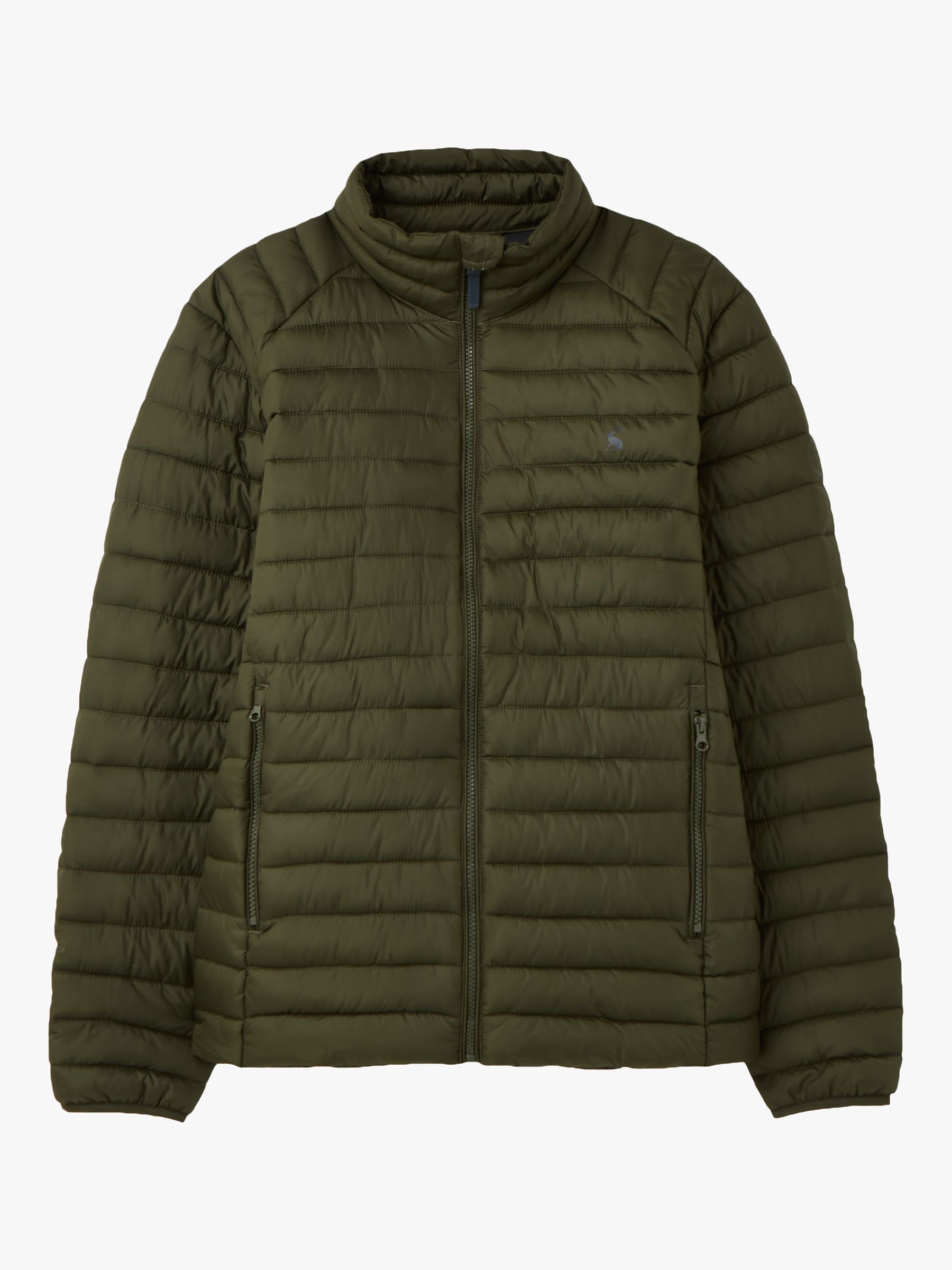 Joules Hooded Go To Quilted Jacket, Olive at John Lewis & Partners