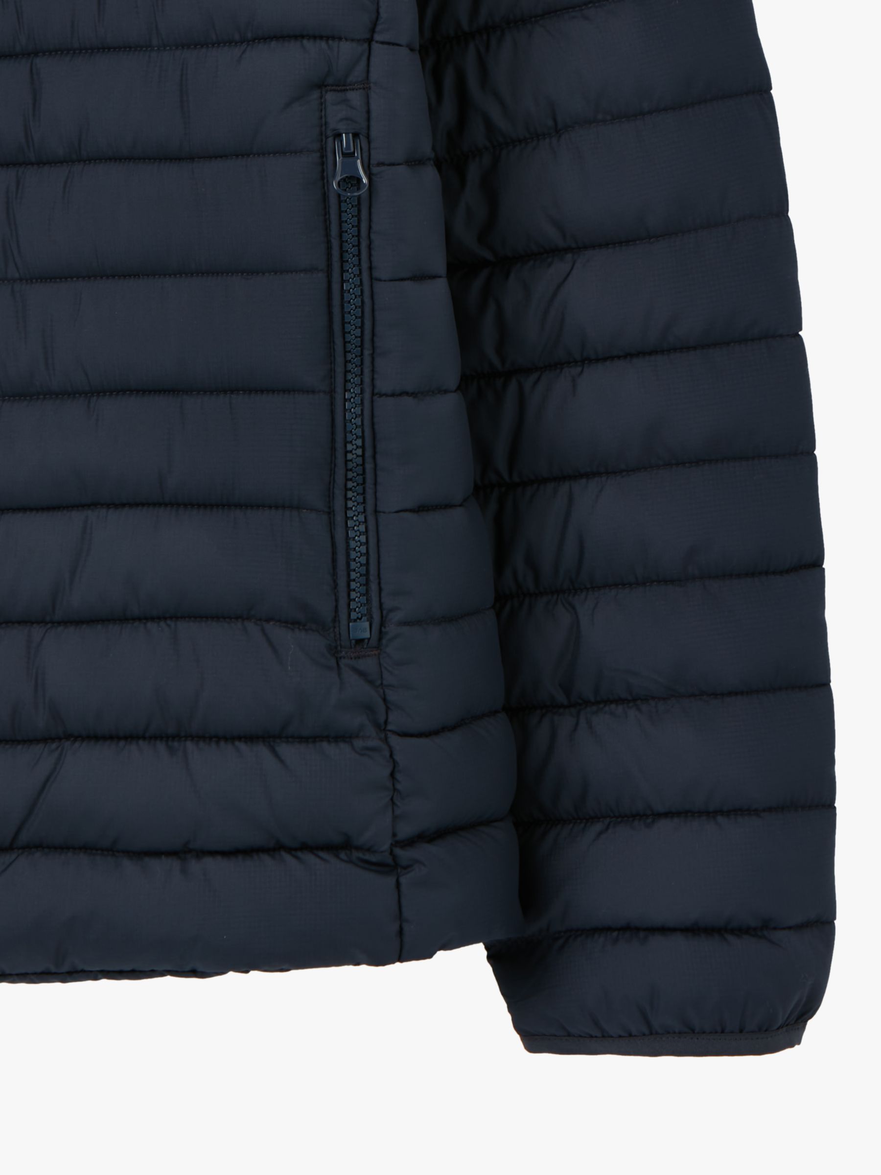 Joules Hooded Go To Quilted Jacket, Marine Navy at John Lewis & Partners
