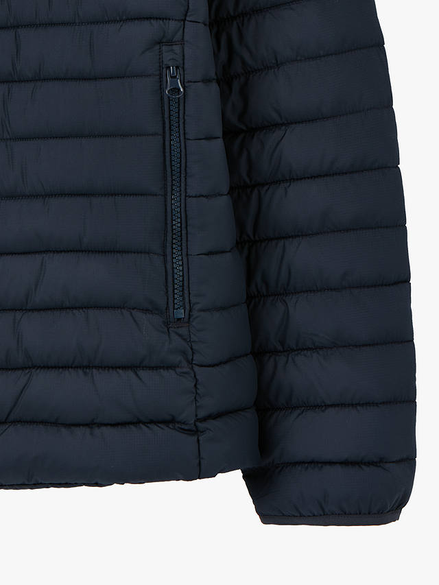 Joules Hooded Go To Quilted Jacket, Marine Navy