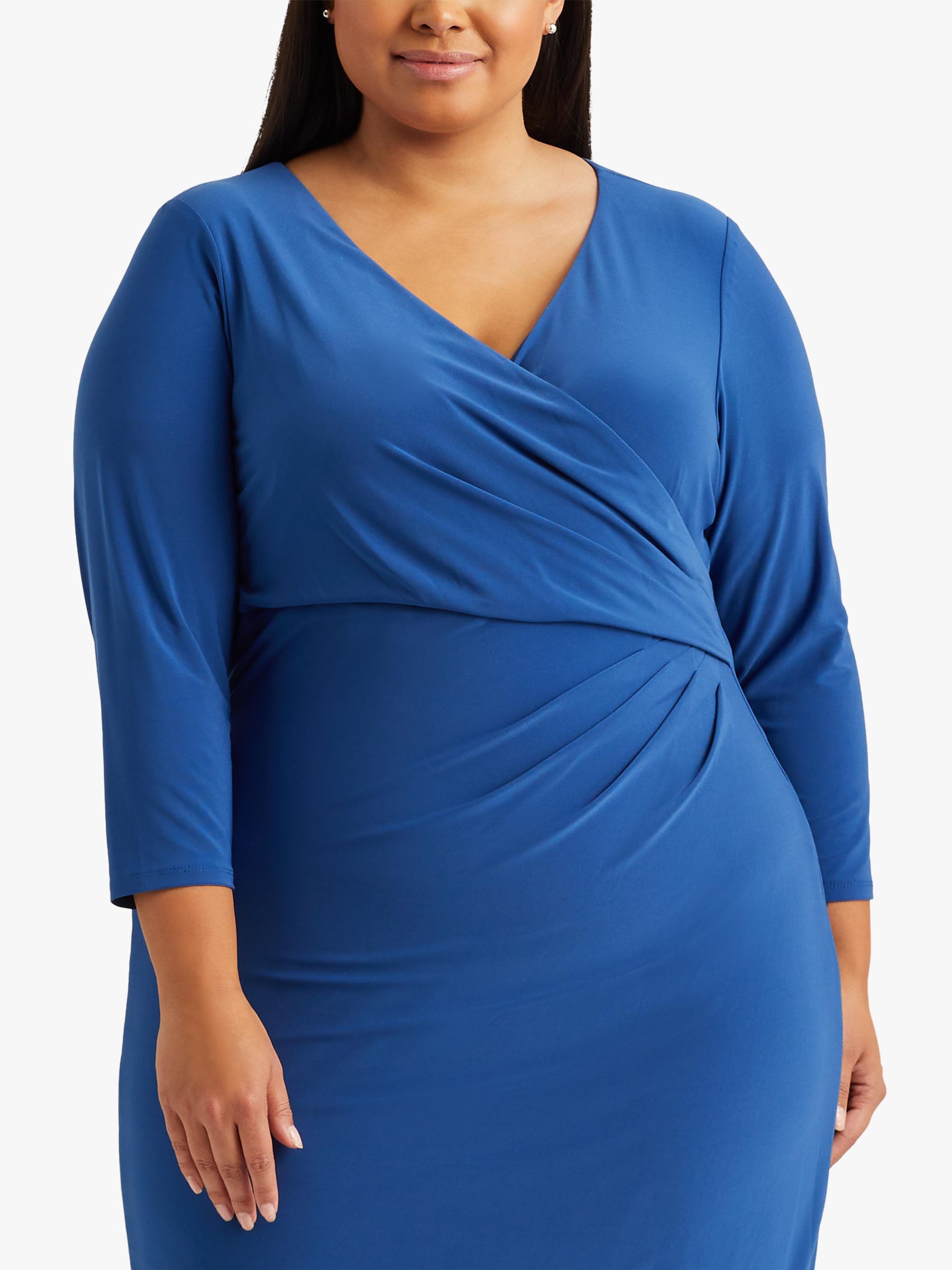 Lauren Ralph Lauren Curve Cleora Dress, Blue