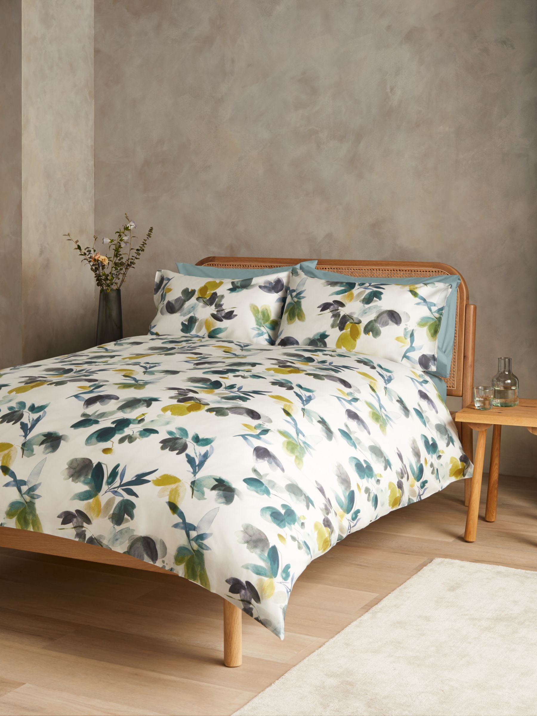 John Lewis & Partners Lenton Rose Duvet Cover Set at John Lewis & Partners