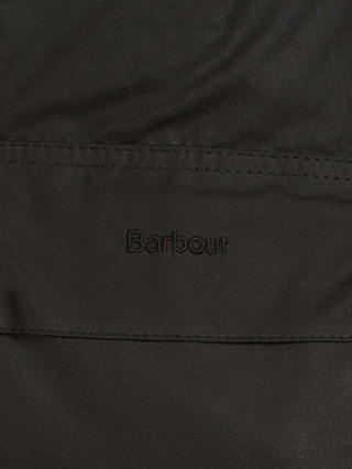 Barbour Cassley Waxed Jacket, Black