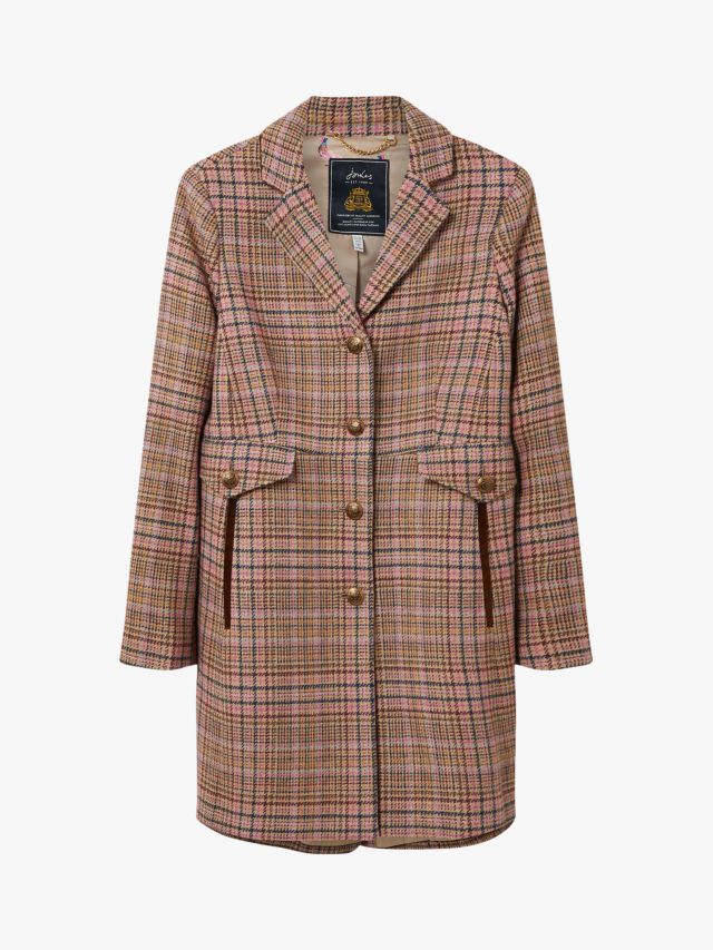 Joules check clearance coat