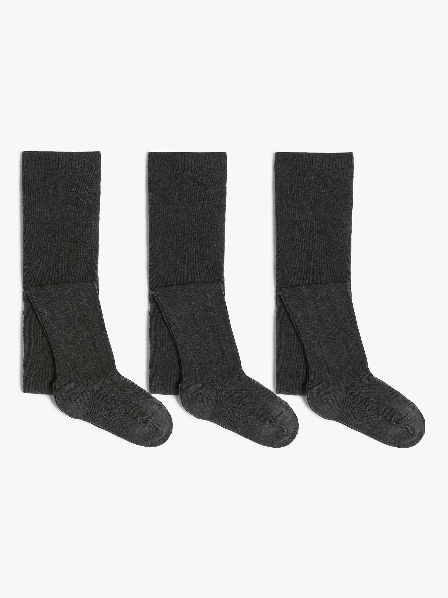 Buy John Lewis ANYDAY Kids' Cotton Rich Tights, Pack of 3 Online at johnlewis.com