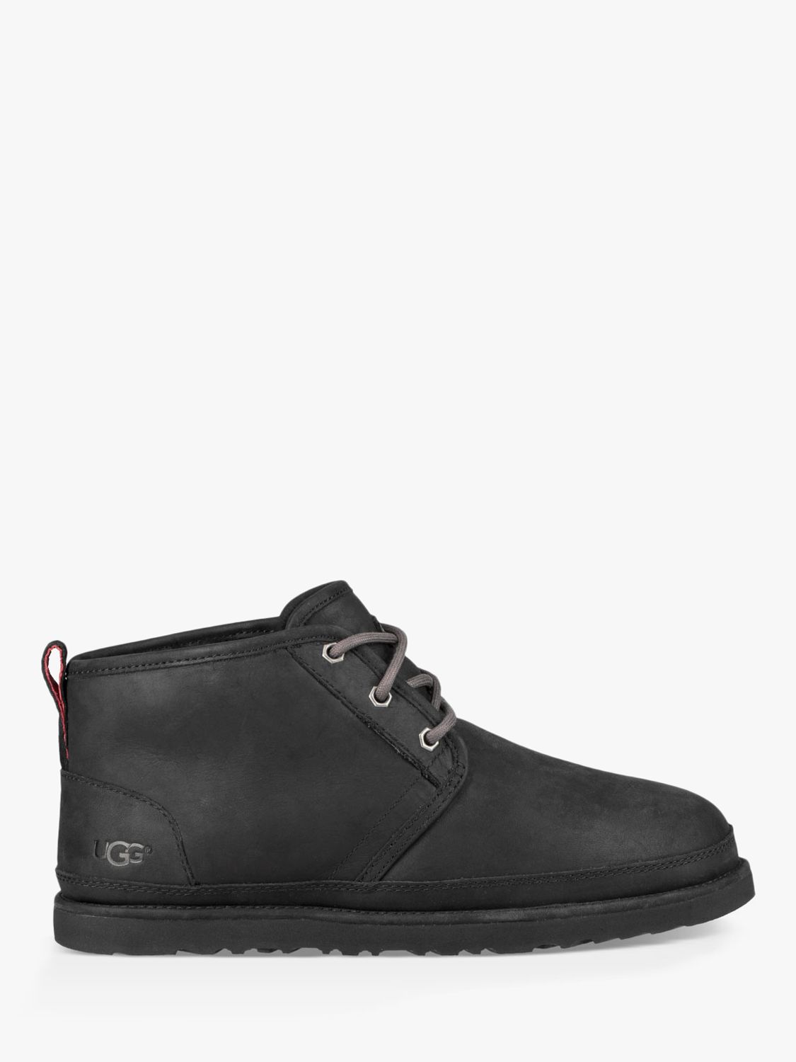 UGG Neumel Weather Leather Waterproof Boots, Black at John Lewis & Partners