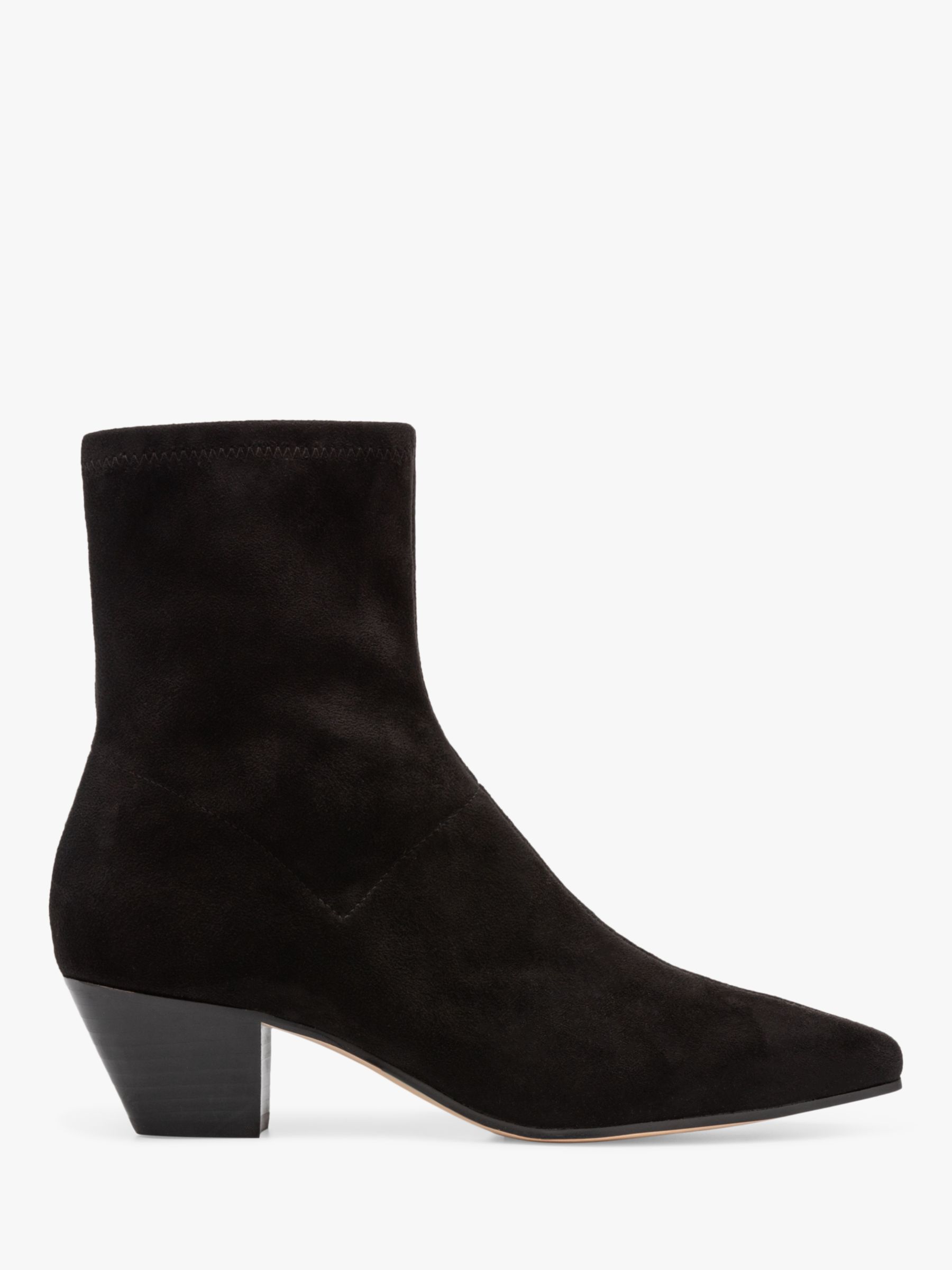 Boden Western Stretch Ankle Boots, Black at John Lewis & Partners