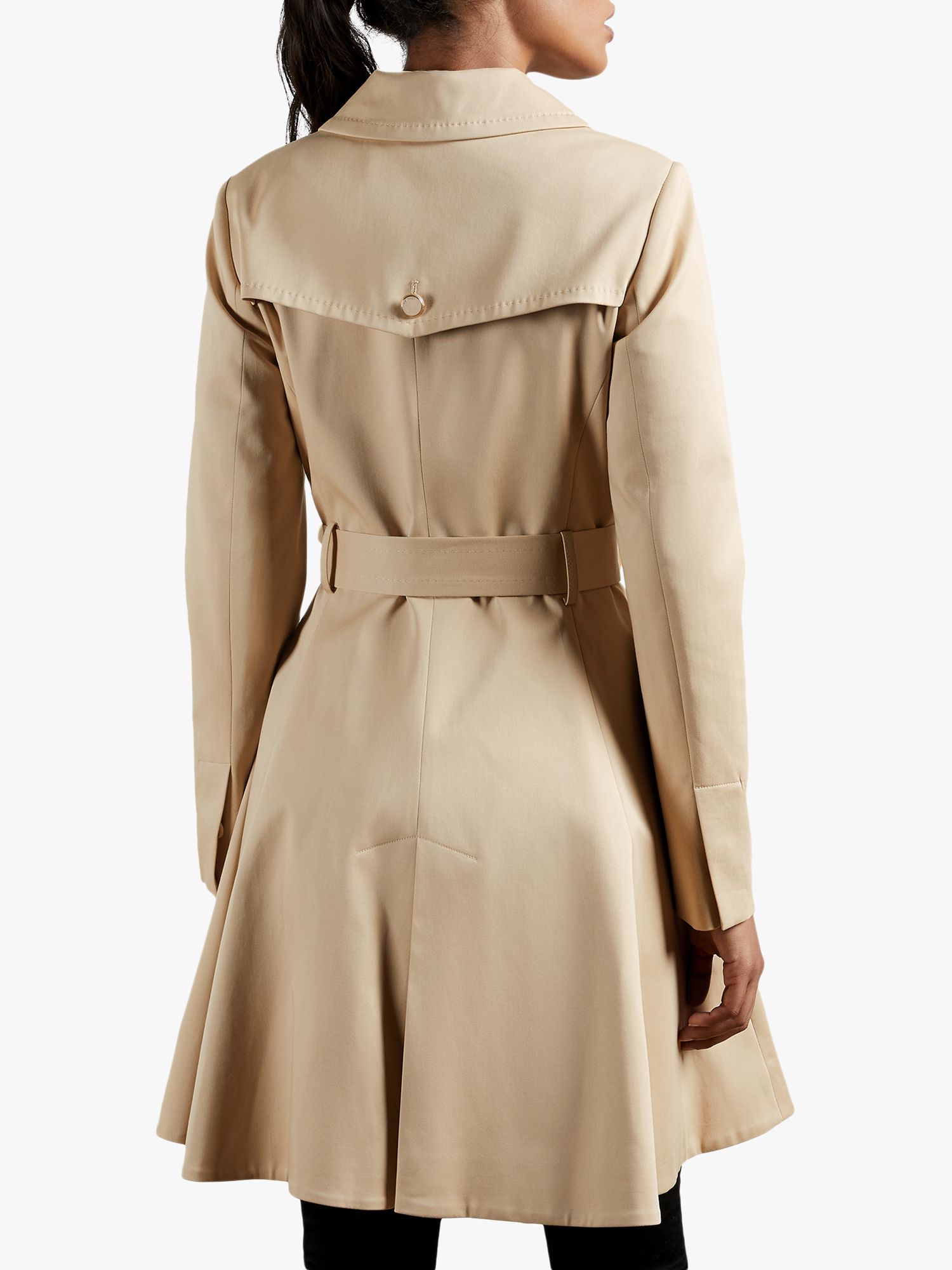 Ted Baker Molson Classic Trench Coat, Tan at John Lewis & Partners