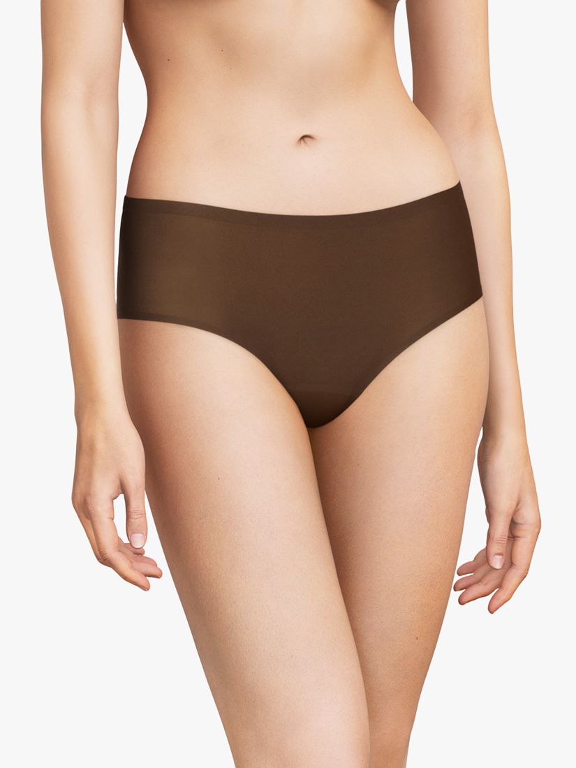 Chantelle Soft Stretch Hipster Knickers, Walnut at John Lewis