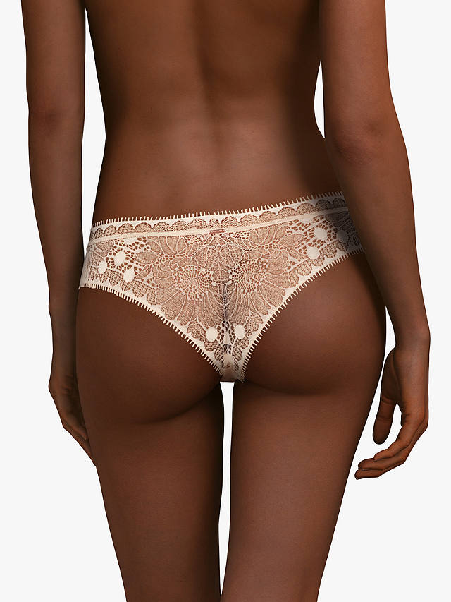 Chantelle Day To Night Tanga Knickers, Golden Beige