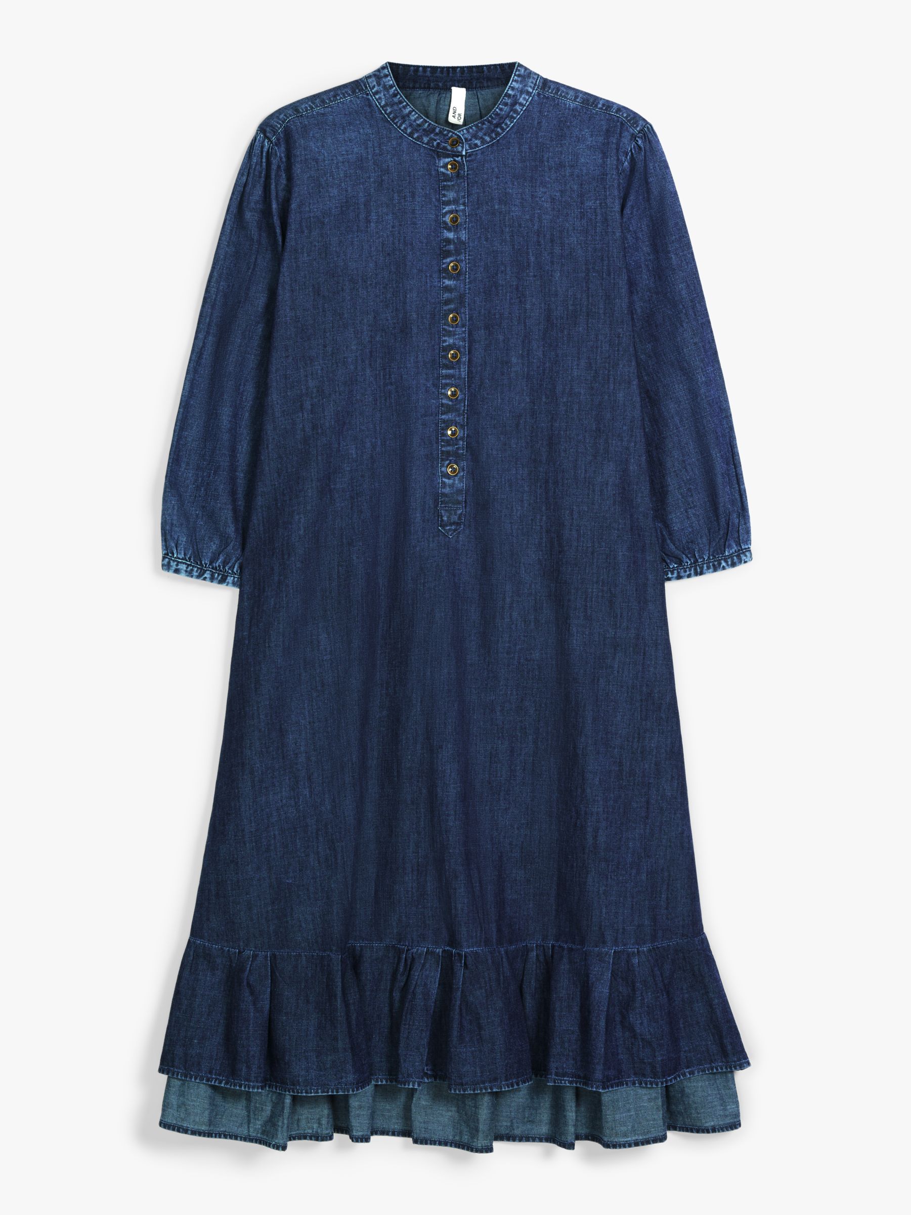 Buy AND/OR Fifi Denim Dress, Mid Wash Blue Online at johnlewis.com