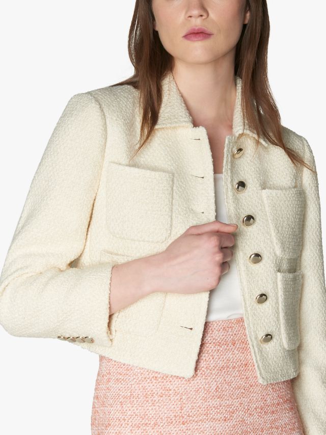 Lk bennett clearance cream jacket