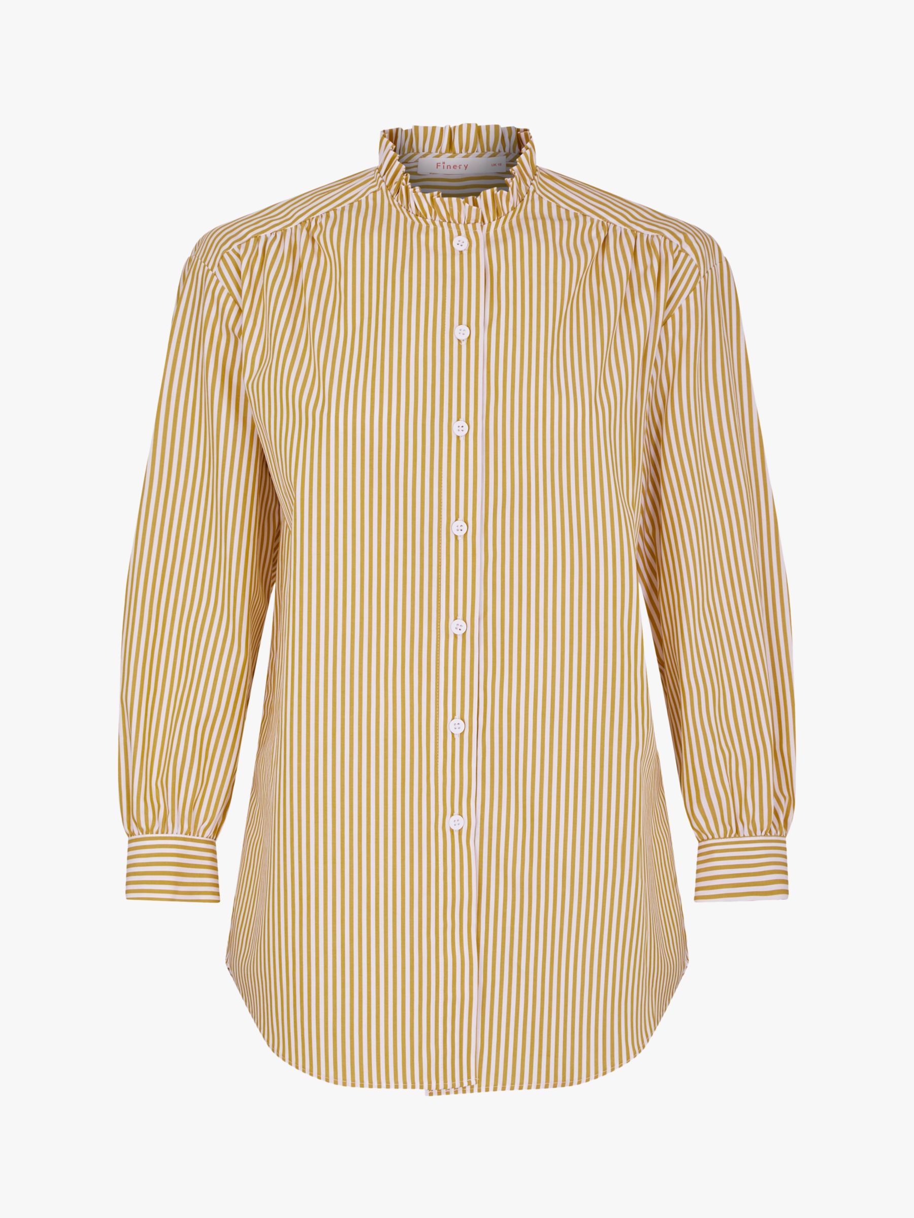 Finery Daisy Poplin Stripe Shirt, Multi