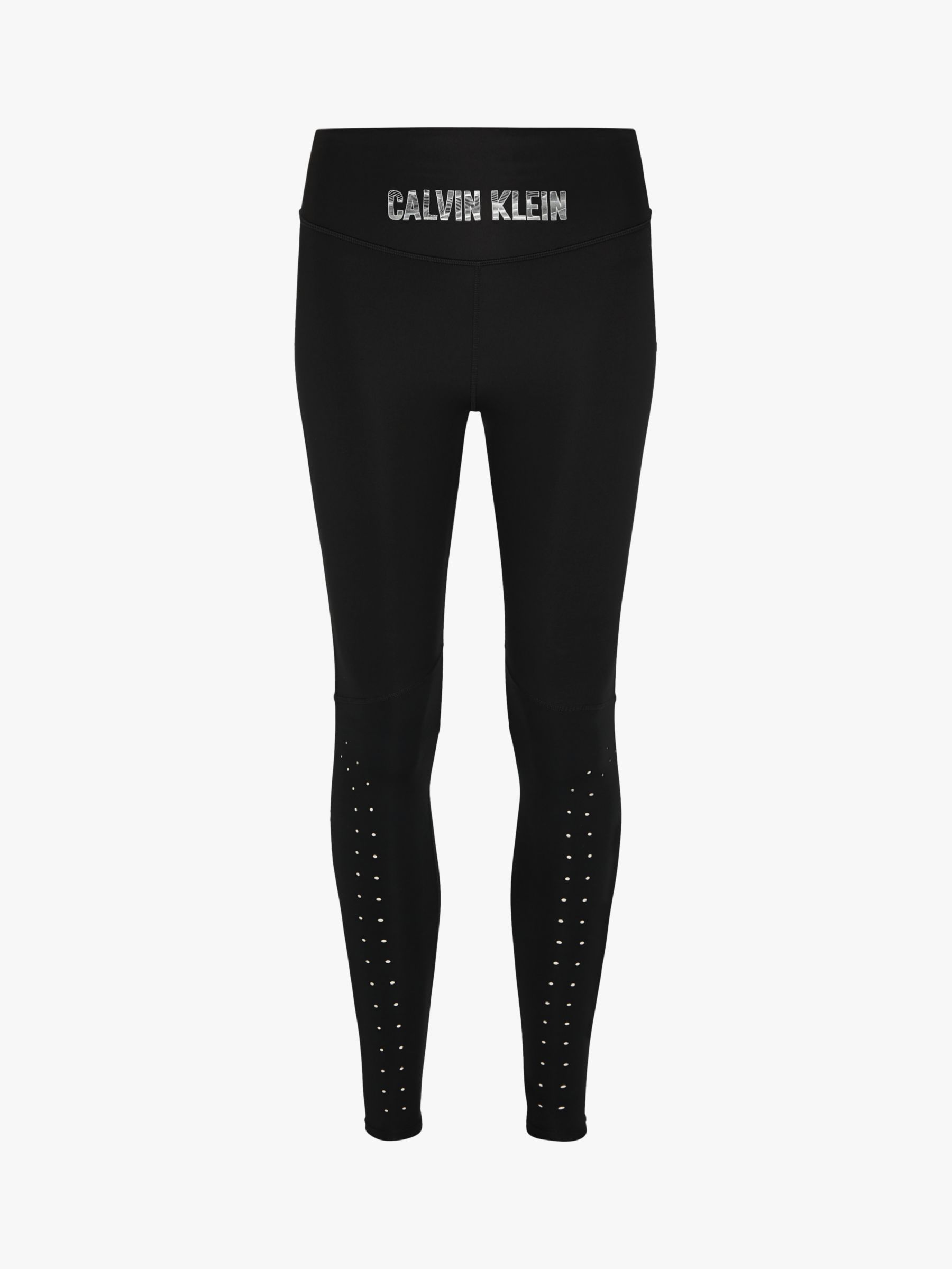 Calvin Klein Performance Full Length Leggings, CK Black at John Lewis ...