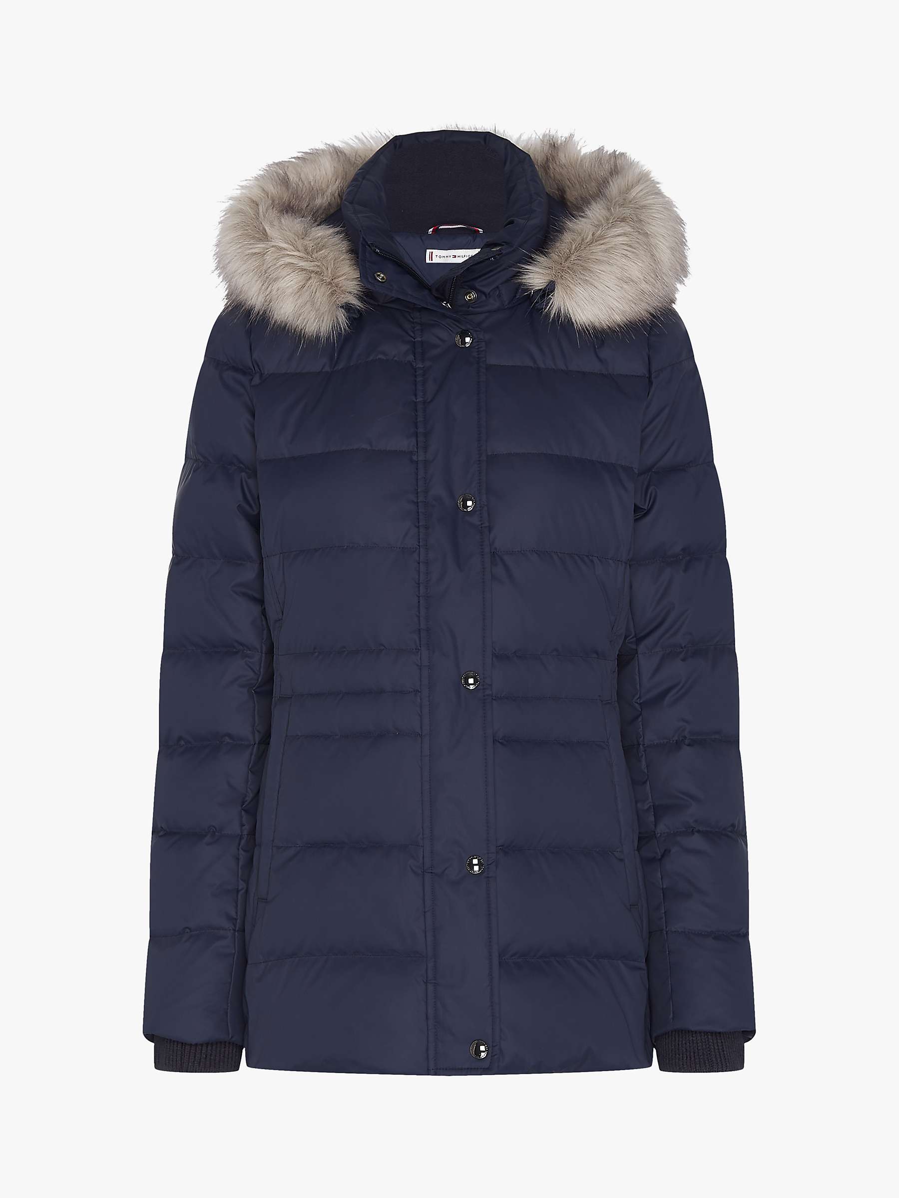 Buy Tommy Hilfiger Tyra Quilted Jacket, Desert Sky Online at johnlewis.com