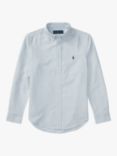 Polo Ralph Lauren Kids' Pinstripe Oxford Shirt, Blue