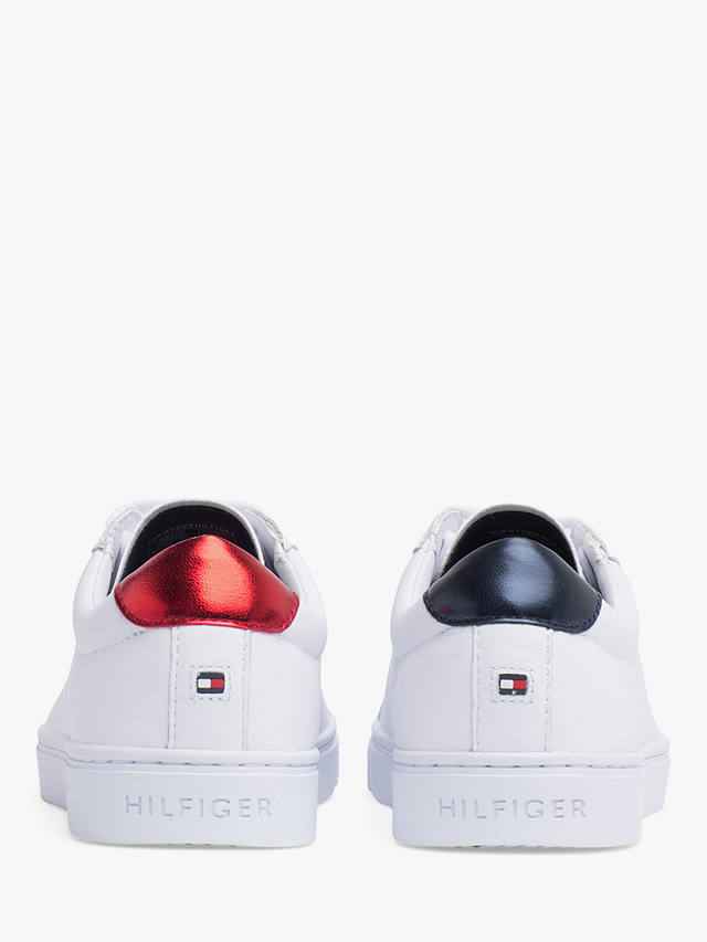 Tommy Hilfiger Leather Essential Trainers, White
