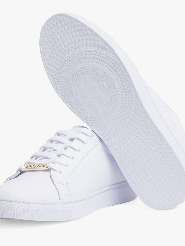 Tommy Hilfiger Leather Essential Trainers, White