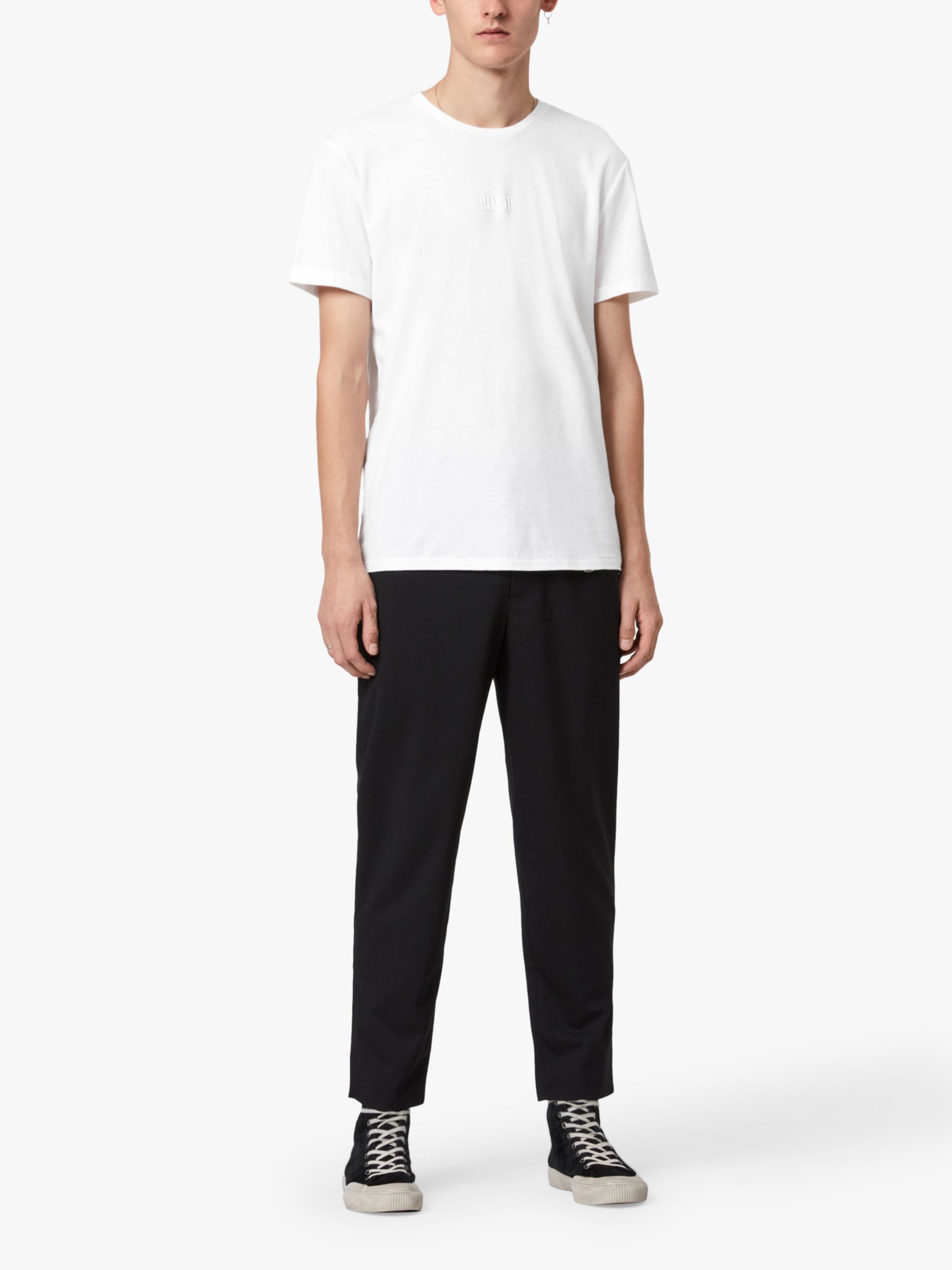 AllSaints Element Crew T-Shirt, Optic White