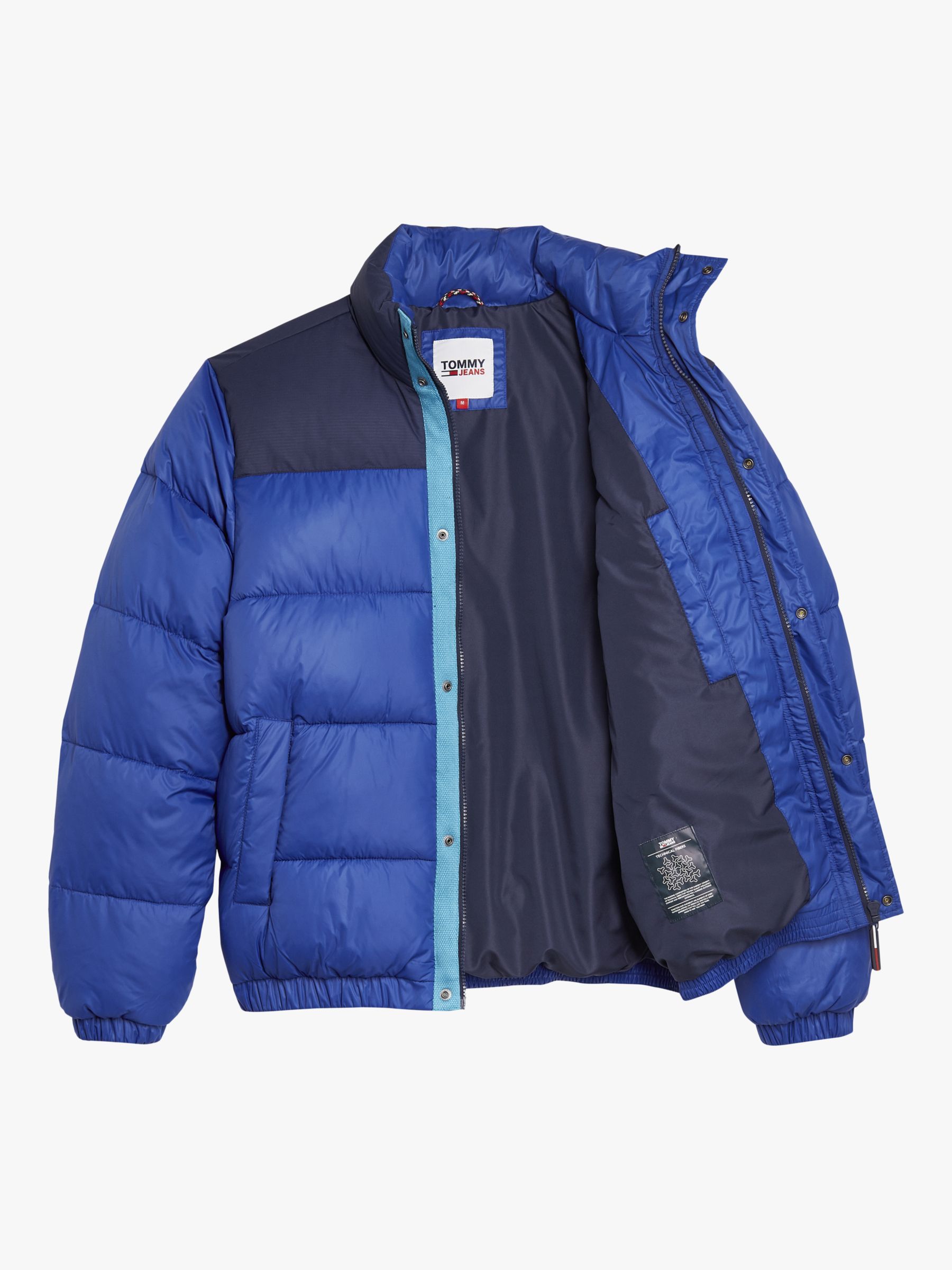 Tommy Jeans Corp Puffer Jacket, Providence Blue/Multi