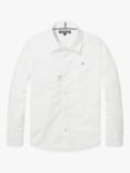 Tommy Hilfiger Kids' Organic Cotton Stretch Slim Fit Poplin Shirt