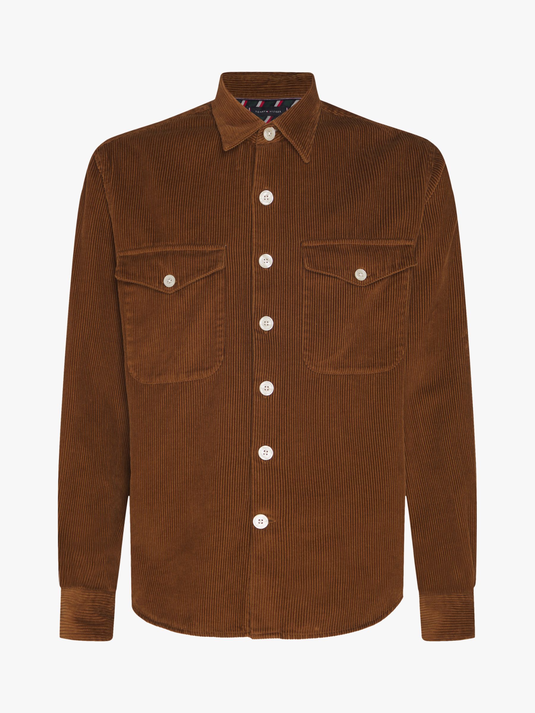 Tommy Hilfiger Denim Corduroy Overshirt, Highland Khaki