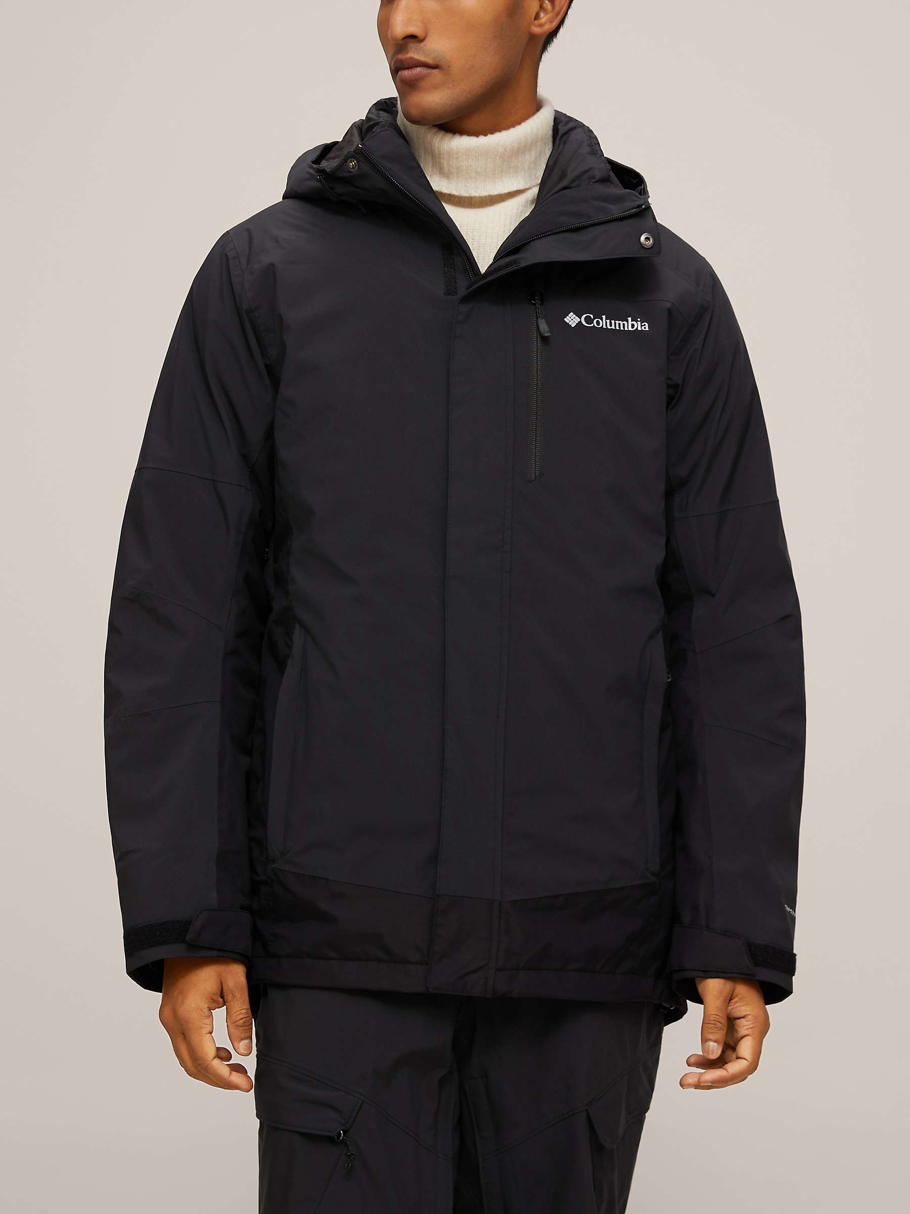 Columbia Lhotse™ III Interchange Men's Waterproof Jacket, Black at John ...
