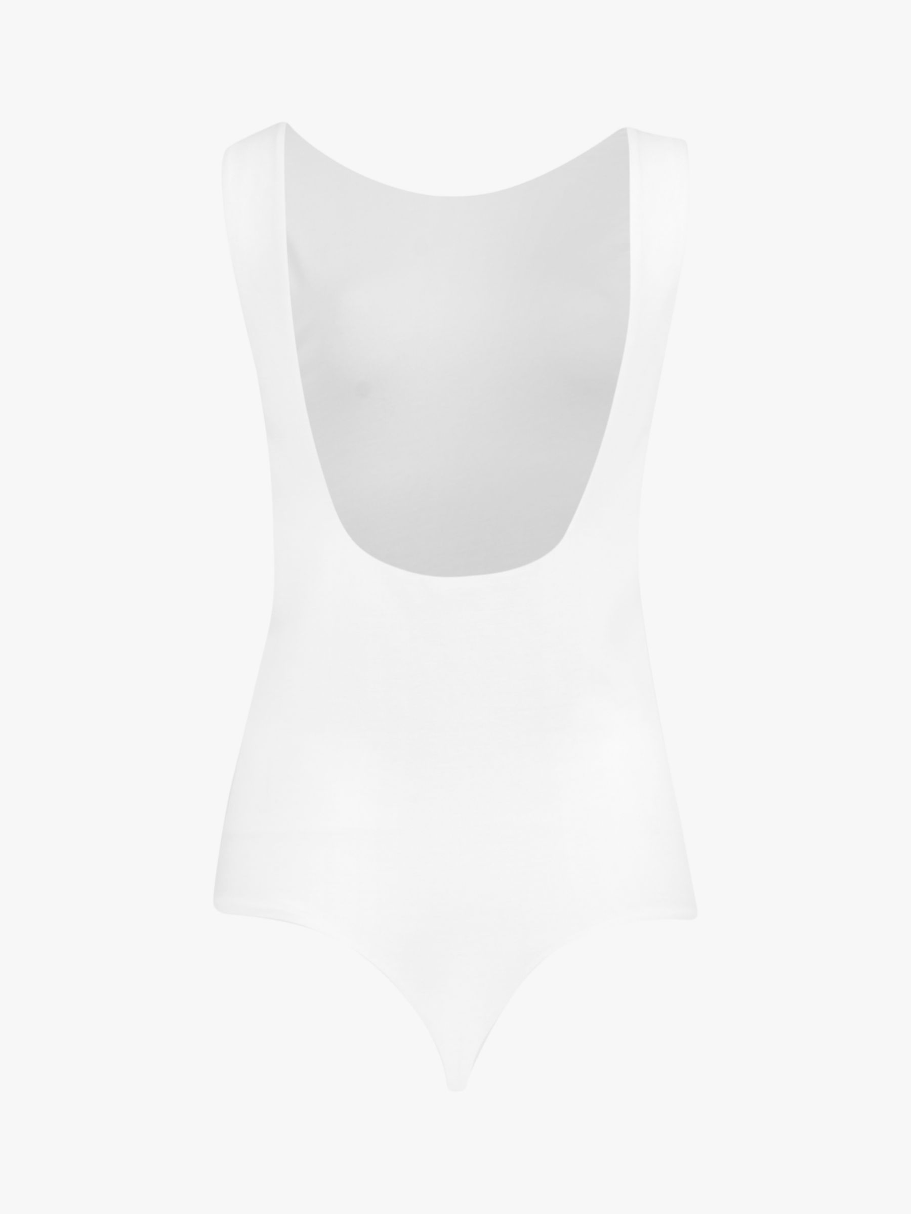 AllSaints Layla Bodysuit, Chalk White, 12