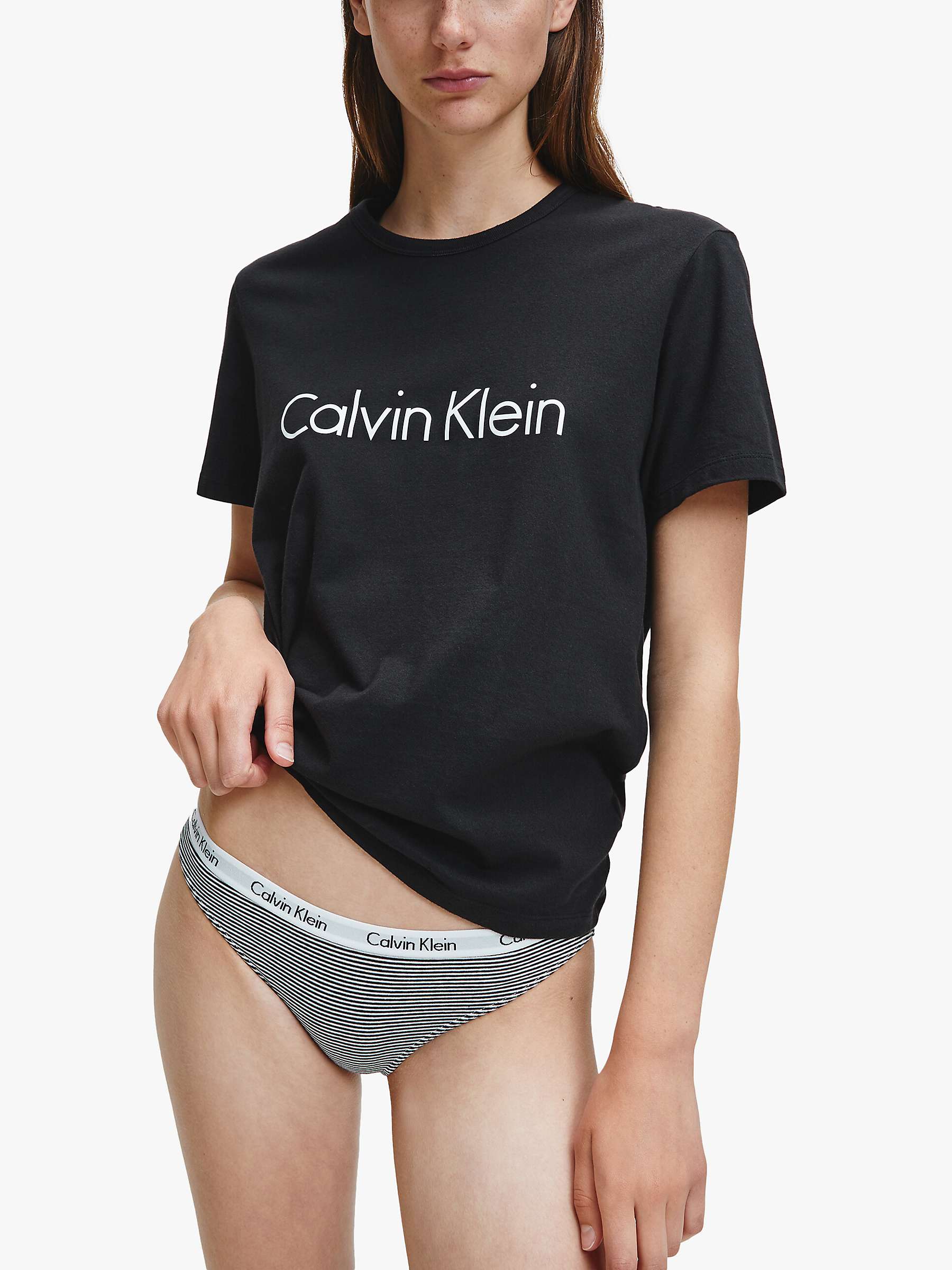 Buy Calvin Klein Short Sleeve Crew Neck Pyjama Top Online at johnlewis.com