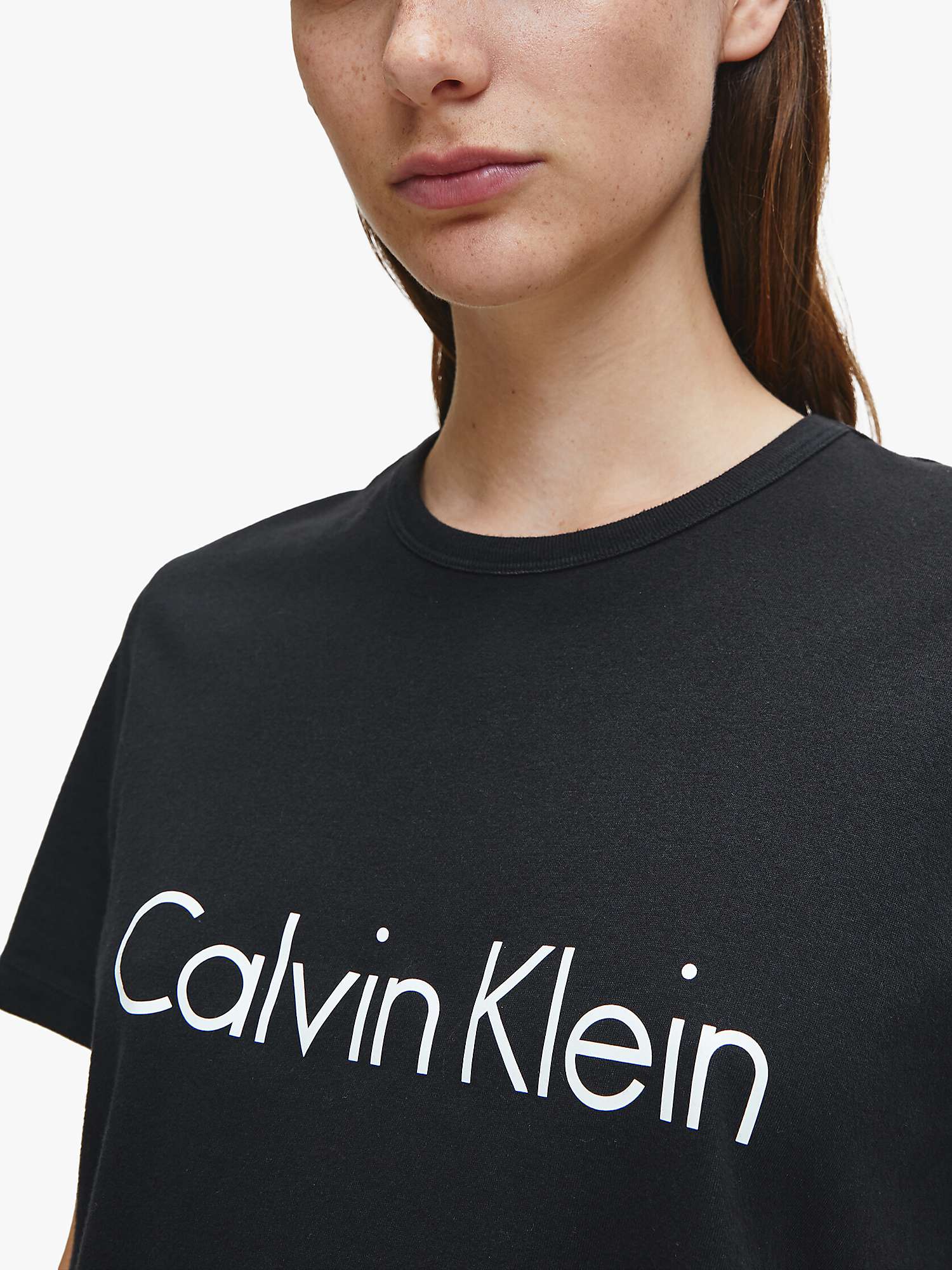 Buy Calvin Klein Short Sleeve Crew Neck Pyjama Top Online at johnlewis.com