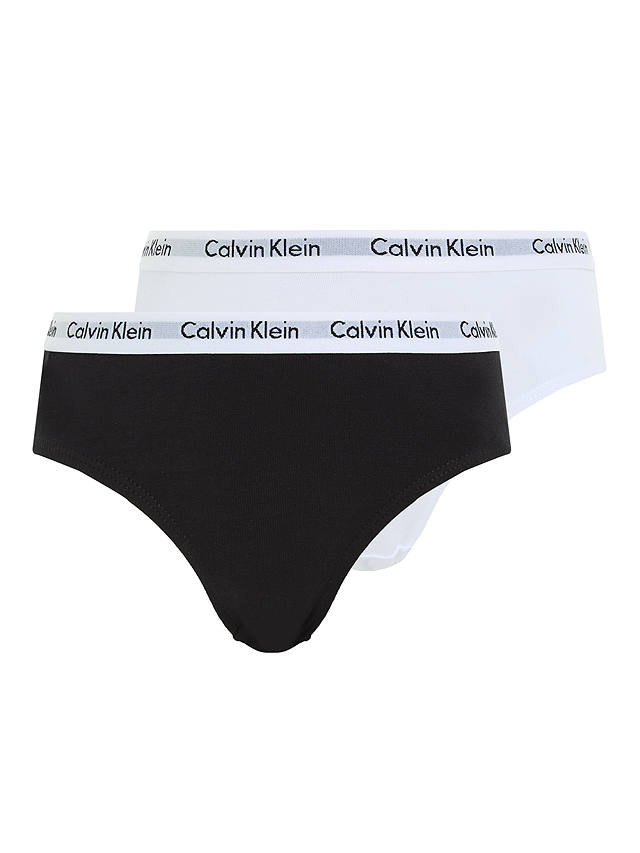 Calvin Klein Kids' Bikini Briefs, Pack of 2, Black/White