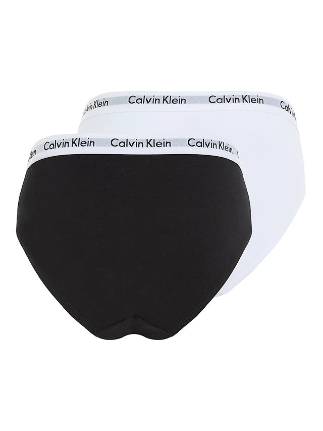 Calvin Klein Kids' Bikini Briefs, Pack of 2, Black/White