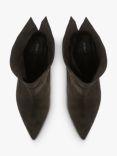 Mint Velvet Ezra Suede Ankle Boots, Grey Dark