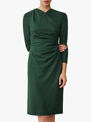 The Fold Belgravia Wool Dress, Green