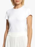 Helen McAlinden Lori Round Neck Jersey T-Shirt, White