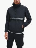 Calvin Klein Logo Stripe Windbreaker, CK Black