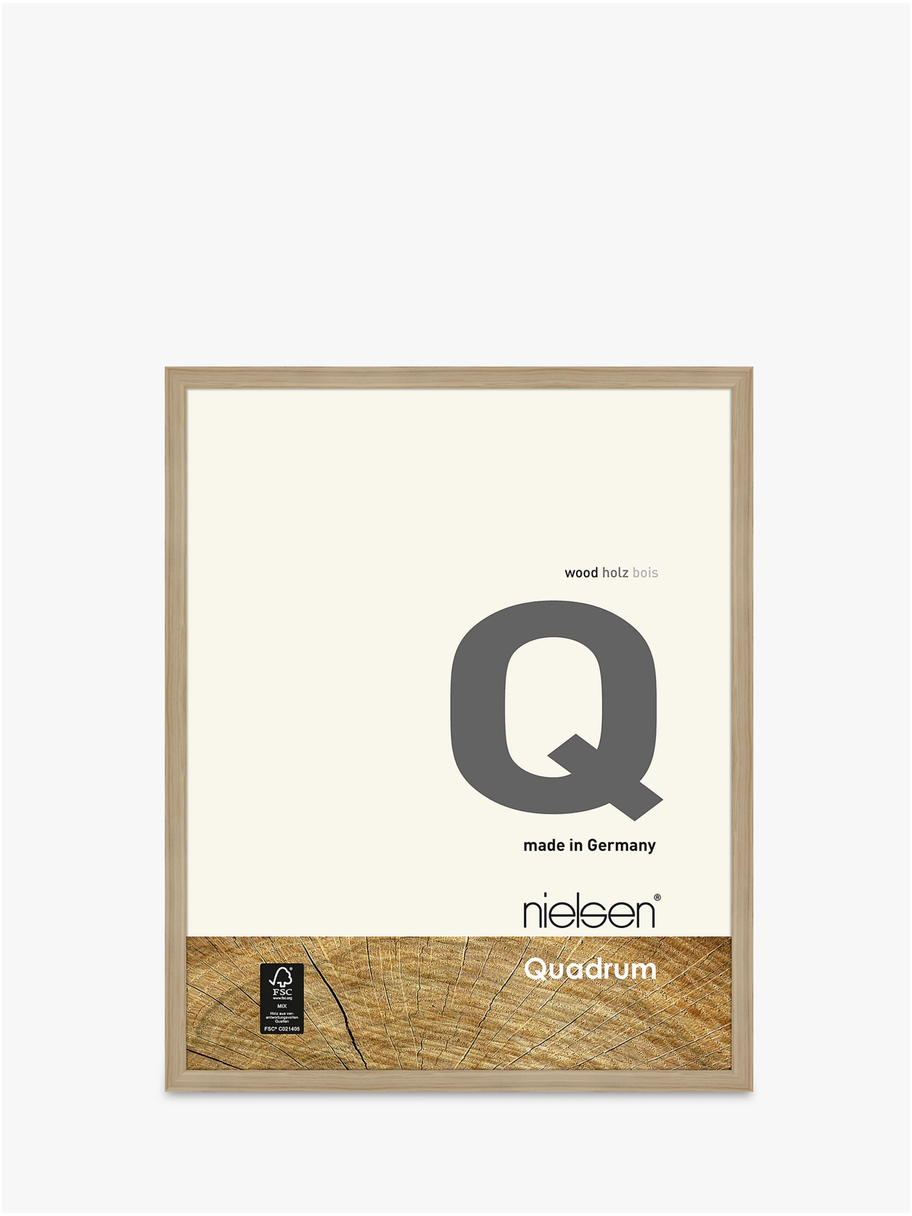 jet black Nielsen wood picture frame Quadrum 30x40 cm