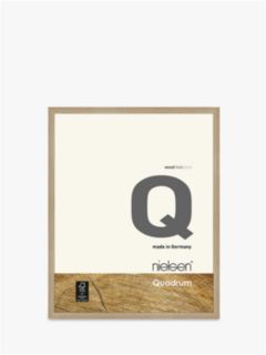 Nielsen Quadrum Oak Wood Poster Frame, Natural, A4 (21 x 30cm)