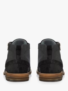 Dune Capitals Leather Toecap Boots, Black, 6