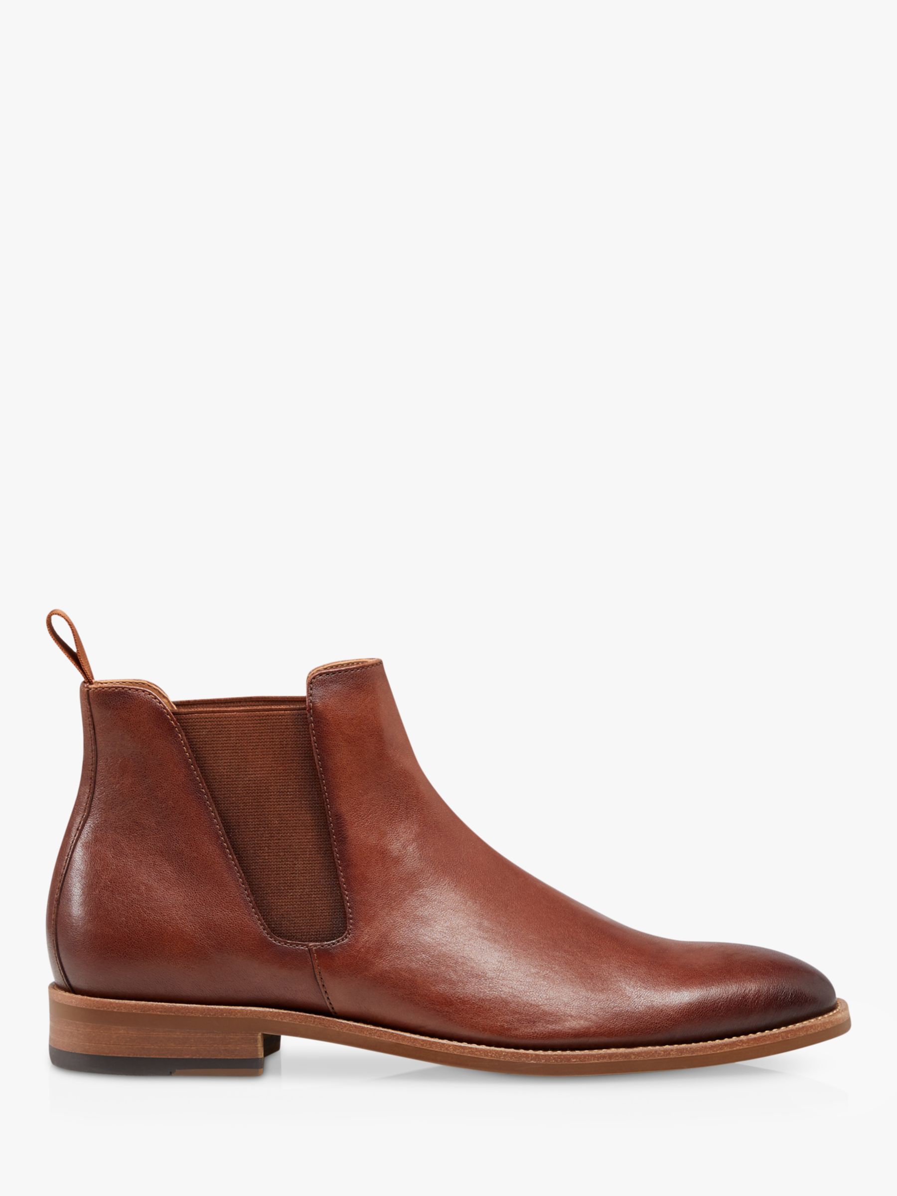 Dune Coordinate Leather Chelsea Boots, Brown