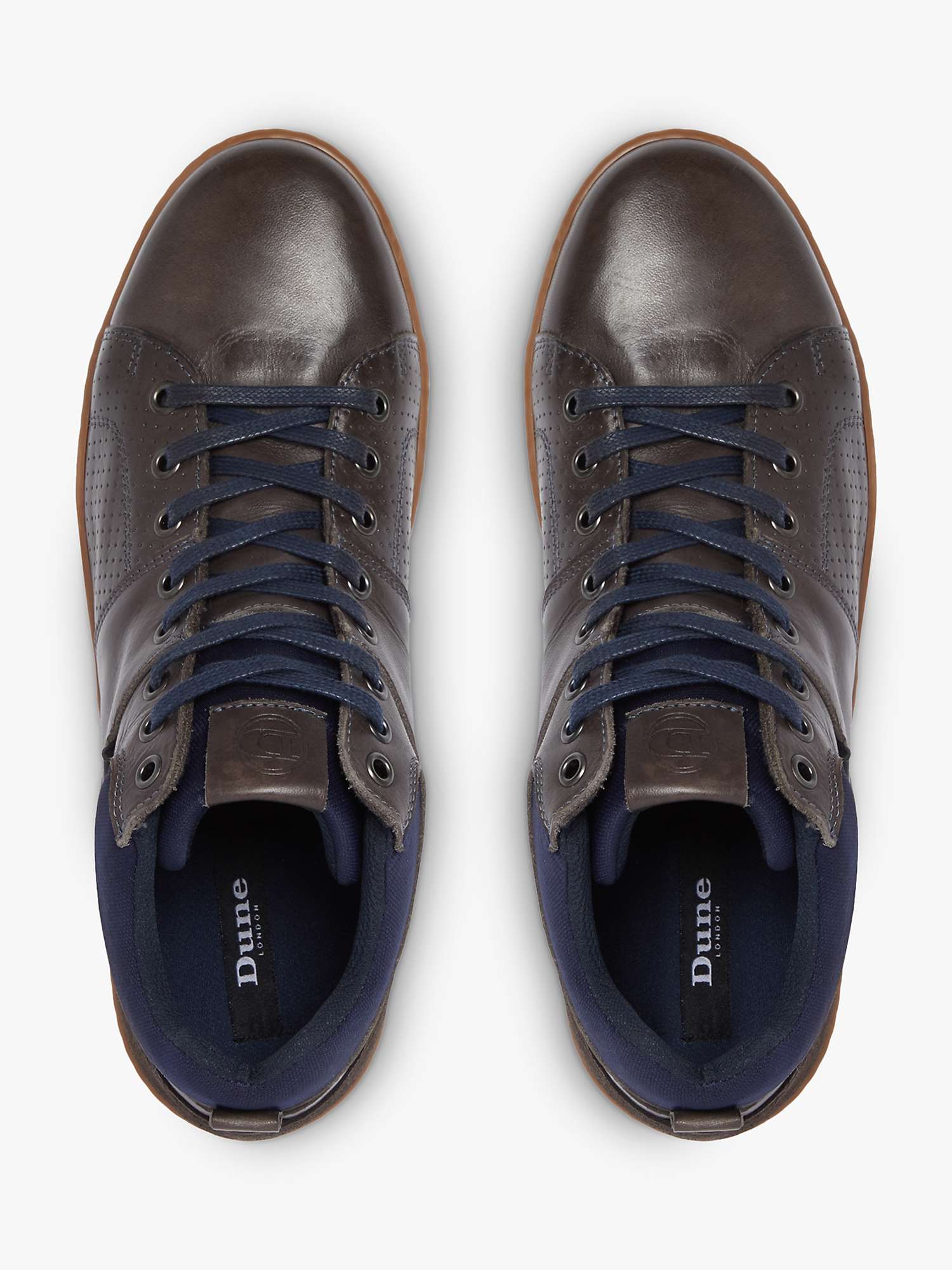 Buy Dune Stakes Leather High Top Trainers Online at johnlewis.com