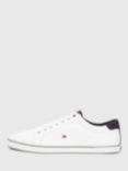 Tommy Hilfiger Canvas Lace-Up Trainers, White