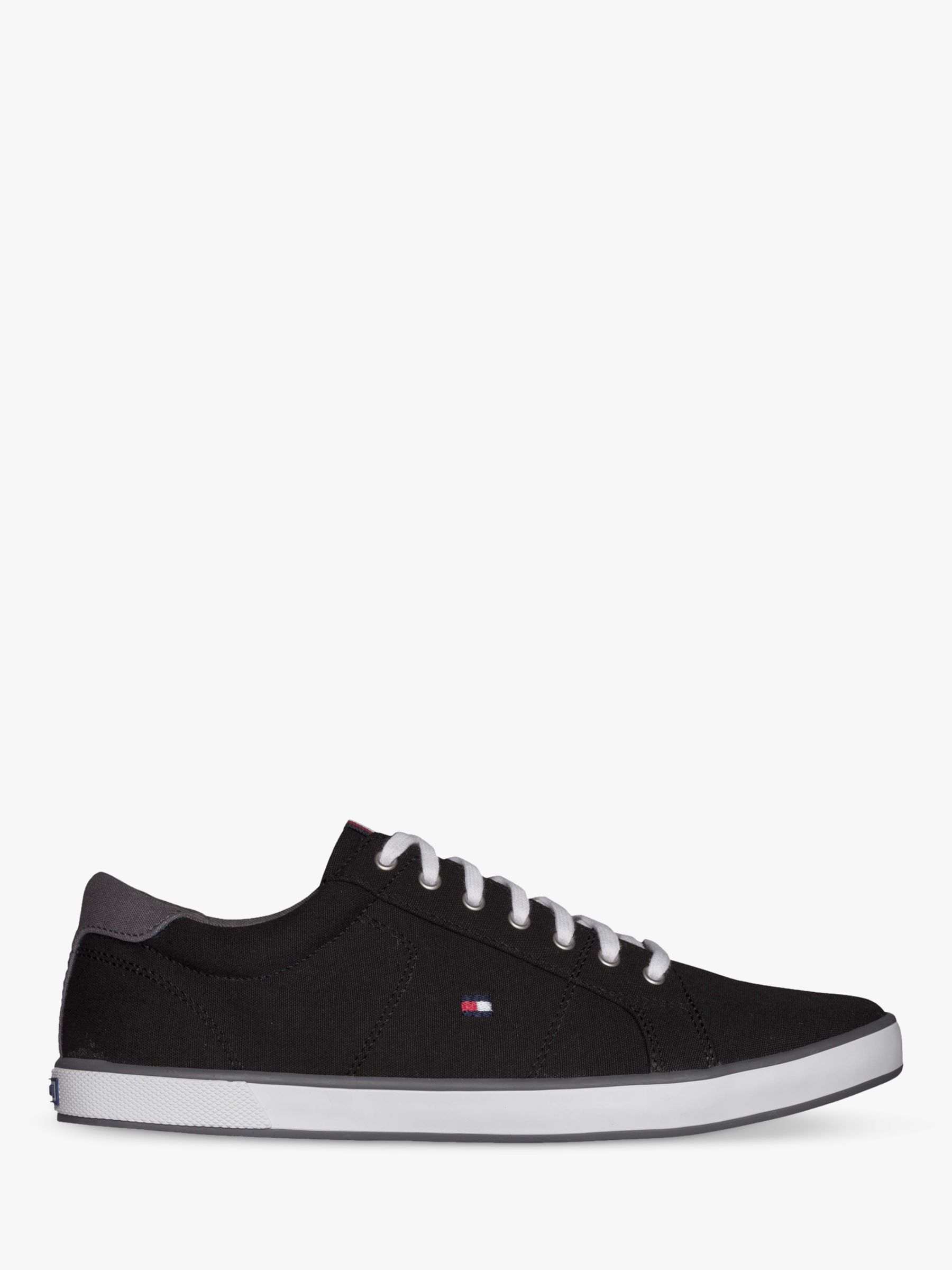 tommy hilfiger canvas lace up trainers
