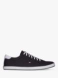 Tommy Hilfiger Canvas Lace-Up Trainers, Midnight