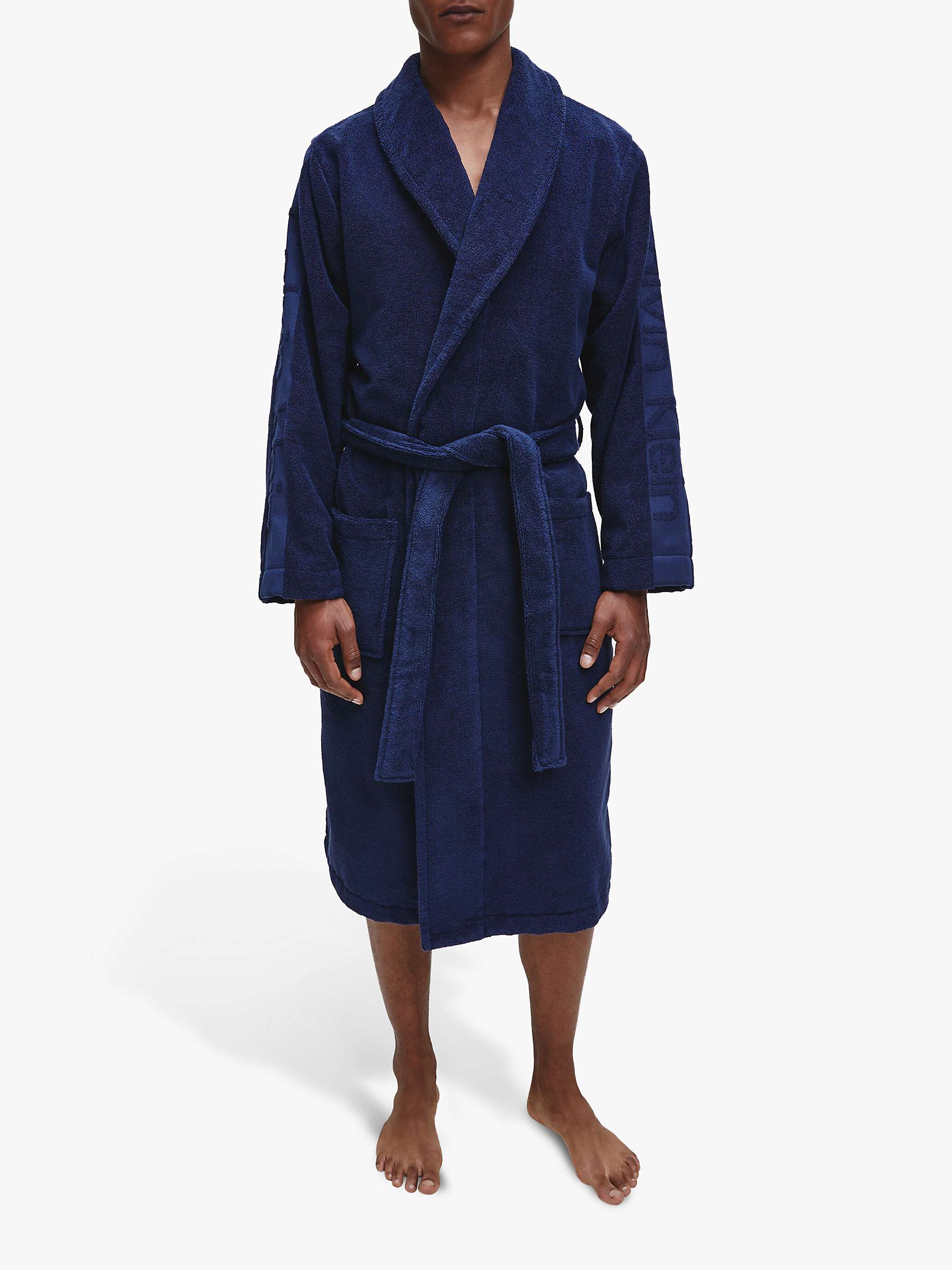 Buy Calvin Klein Cotton Wrap Dressing Gown Online at johnlewis.com
