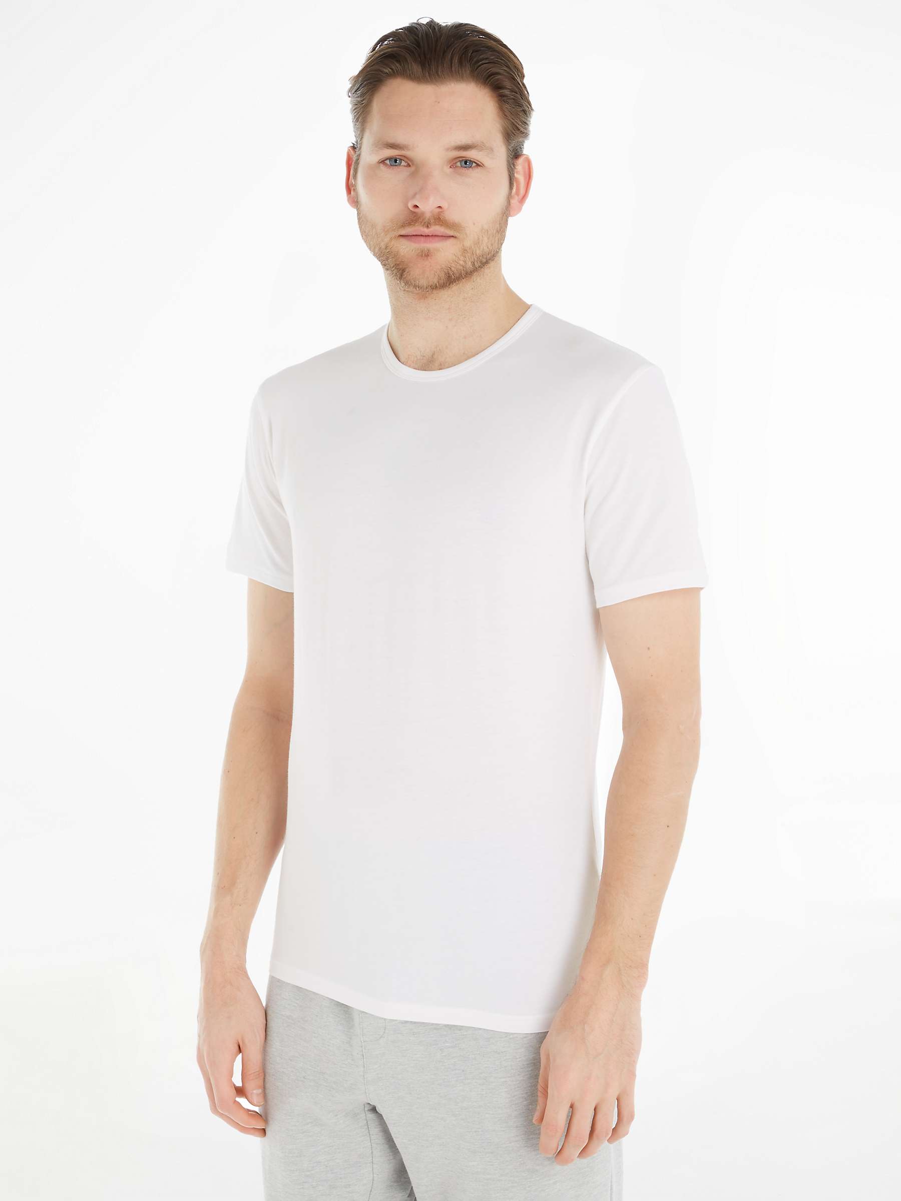 Calvin Klein Modern Cotton Stretch Lounge T-Shirt, Pack of 2