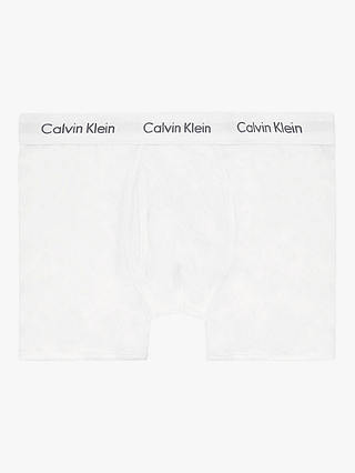 Calvin Klein Low Rise Cotton Stretch Trunks, White
